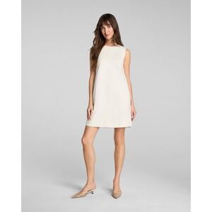 SPANX EasyBreezyCotton Linen Mini Dress Small  NWT Ivory. B-21